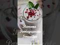 How To Make Pomegranate SMOOTHIE Pomegranate Banana SMOOTHIE Shake Breakfast Recipe
