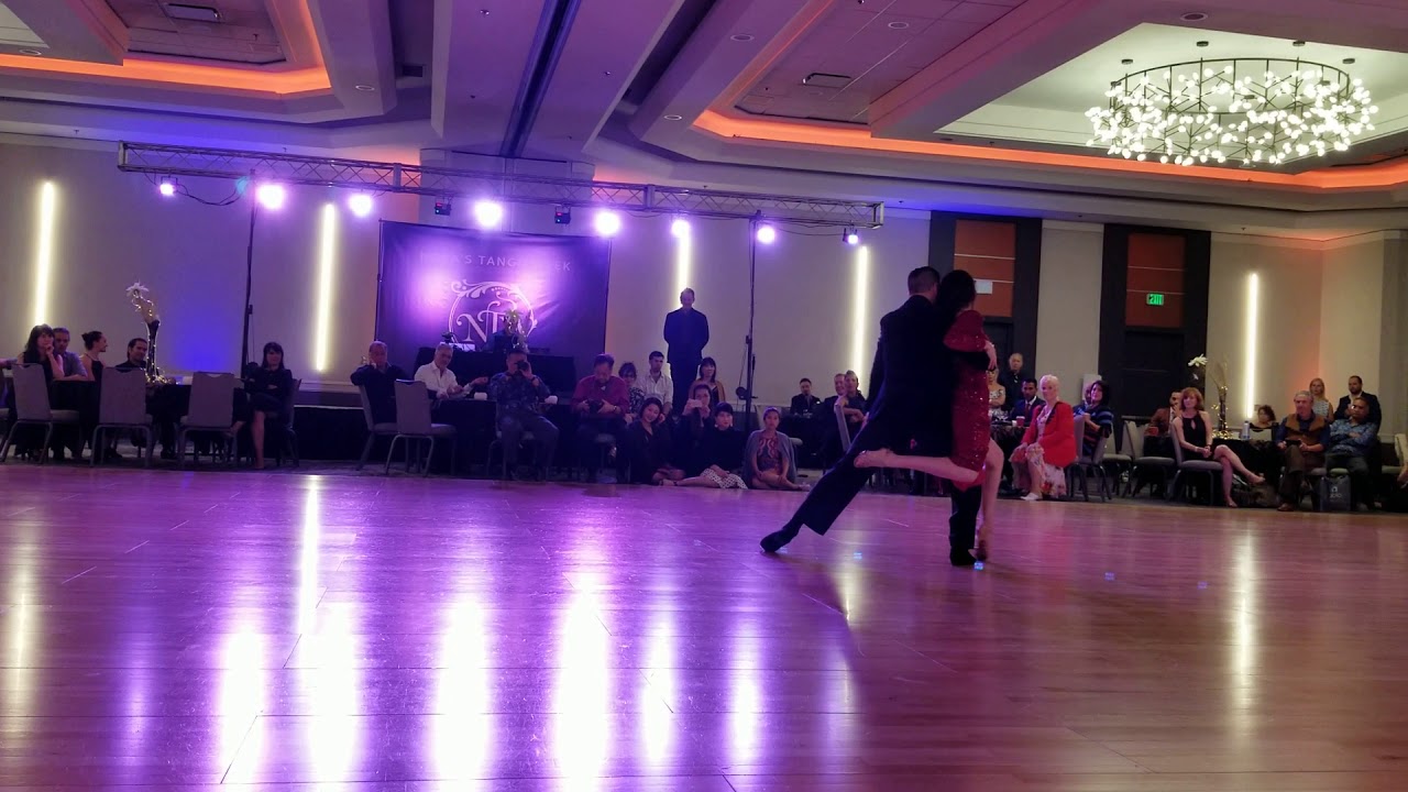 Ezequiel Jesus Lopez and Camila Alegre performance at Nora's tango week on July 4, 2019 (2 of 3)