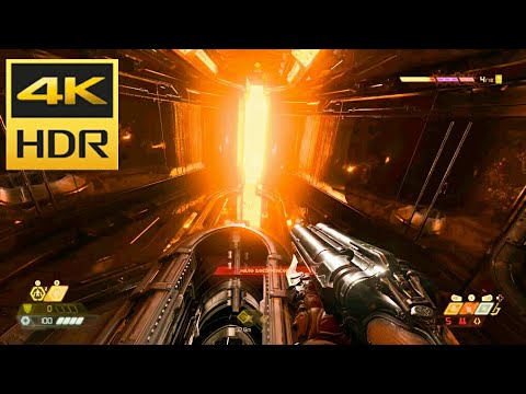 Doom Eternal 4K 60fps HDR Ray-Tracing Gameplay on Xbox Series X