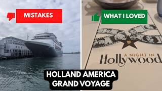 Holland America Grand Voyage Review: 3 Things I'll Do Differently for South America 2027