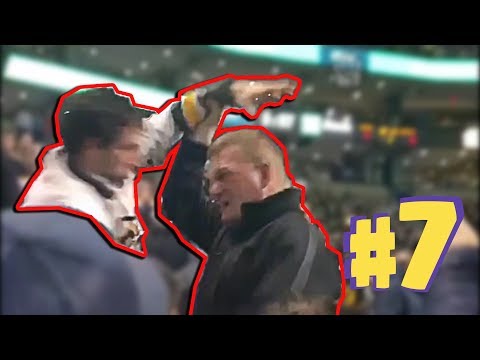 Hockey fan fights | Female Bruins Fan Gets Punched In The Face By Lightning Fan Igniting Brawl