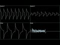 Mega Man Xtreme 2 Opening Stage In Oscilloscope View