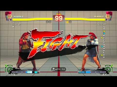 SSF4 Rank Match  isesuto (VI)  vs  sm1220 (VI)