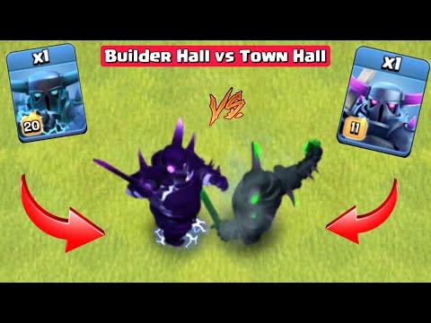 Builder Hall Troops vs Town Hall Troops - Clash of Clans