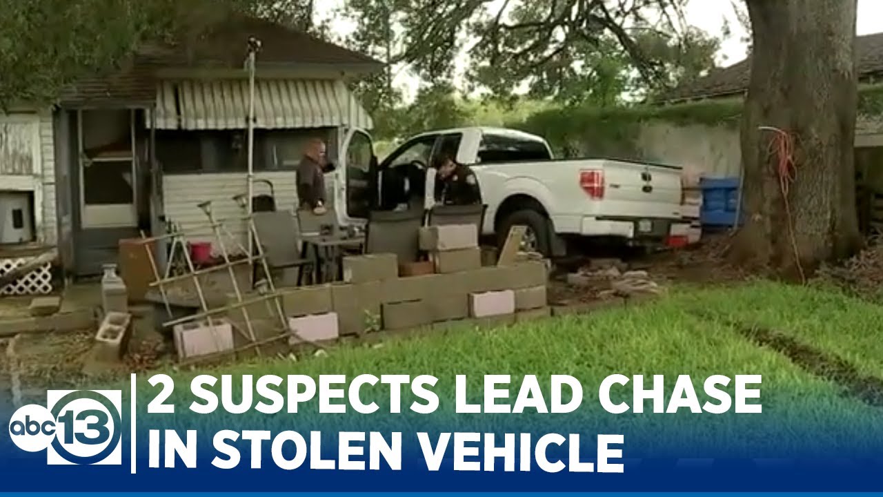2 suspects lead police on chase in stolen vehicle, Bellaire PD says