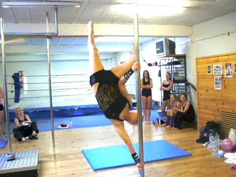 Pole Dance Handspring - Emma Simmonds Pole Performers