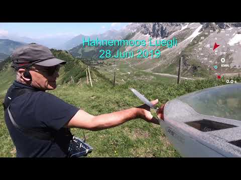 Hahnenmoos Juni 2019 Luegli; Hänel ASW19 GoPro Onboard Kamera