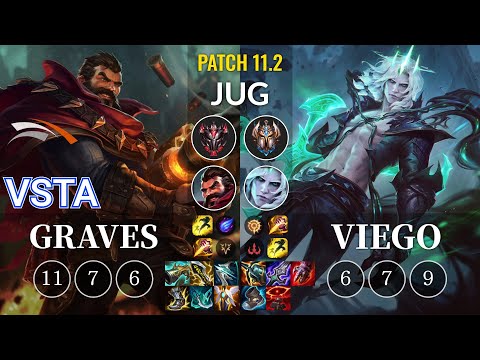 HLE Vsta Graves vs Viego Jungle - KR Patch 11.2