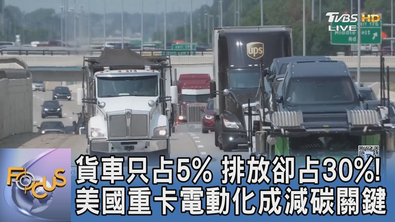 迎戰2030減碳目標 美國物流業鎖定重卡綠能轉型