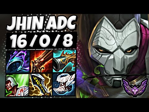 Jhin vs Jinx ADC [ Perfect KDA ] Patch 14.10 Korea Master ✅