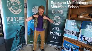 How to tie a Swiss Coil - Spokane Mountaineers
