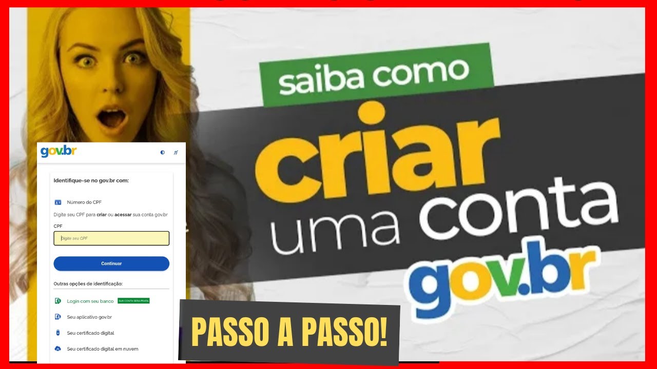 COMO CRIAR UMA CONTA GOV.BR (PASSO A PASSO)