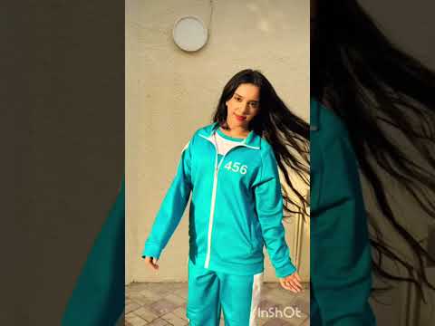 squid game shafa and gazal #cute #cool #music #dance