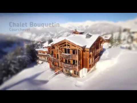 Le Ski Chalets in Courchevel & Val d'Isere...from the air!
