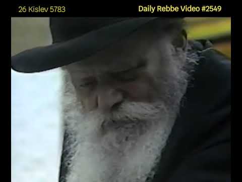 Lubavitcher Rebbe: "Chanukah LIVE 5743- 1982" RebbeDaily #2549