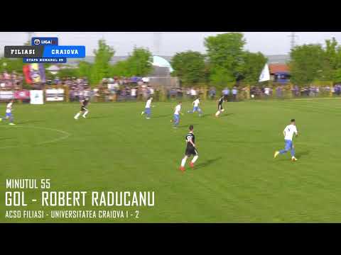 REZUMAT | ACSO FILIASI - UNIVERSITEATEA CRAIOVA 1 - 2 | ETAPA 25 | LIGA 3