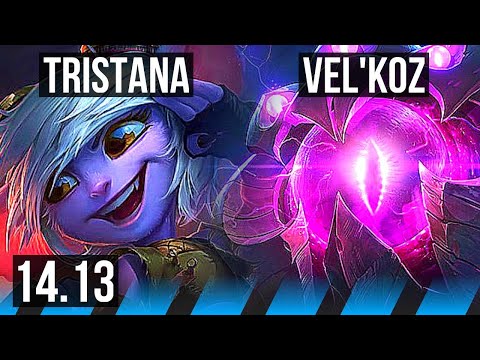 TRISTANA vs VEL'KOZ (MID) | 8 solo kills, 17/2/7, 50k DMG, Legendary | NA Diamond | 14.13