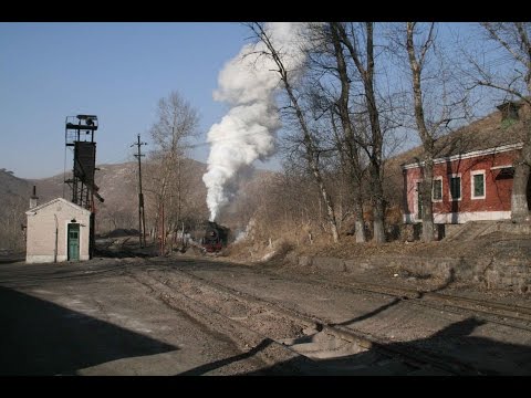Winter steam in China: Jinzhou 701 repair workshop: sham approach 1st try silent. DCN001248