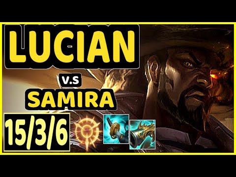 ALTEC (LUCIAN) vs SAMIRA - 15/3/6 KDA BOTTOM ADC GAMEPLAY - NA Ranked DIAMOND