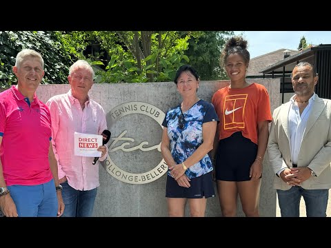 Discussion tennistique au Tennis Club Collonge-Bellerive