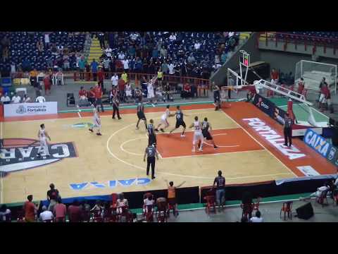 Crazy Bank Shot Buzzer Beater In Brazil Basketball League