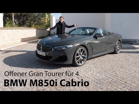 2019 BMW M850i xDrive Cabrio (G14) Fahrbericht / Freiluft Gran Tourer für vier - Autophorie