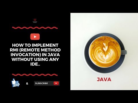 How To Implement RMI (Remote Method Invocation) In Java Without Using Any IDE..