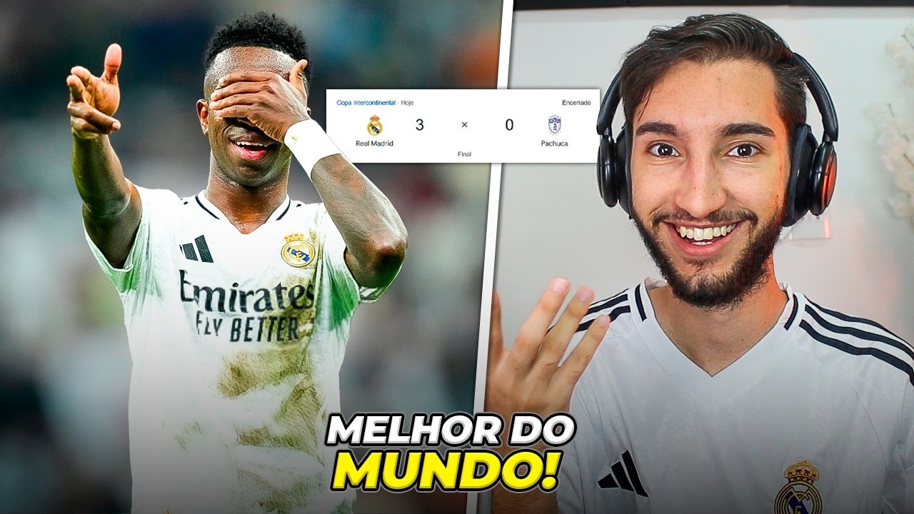 Real Madrid 3 x 0 Pachuca - VINI JR REALMENTE O MELHOR DO MUNDO!🌟