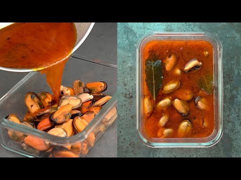 Mejillones en escabeche casero