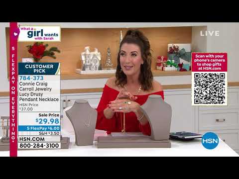 Connie Craig Carroll Jewelry Lucy Drusy Pendant Necklace