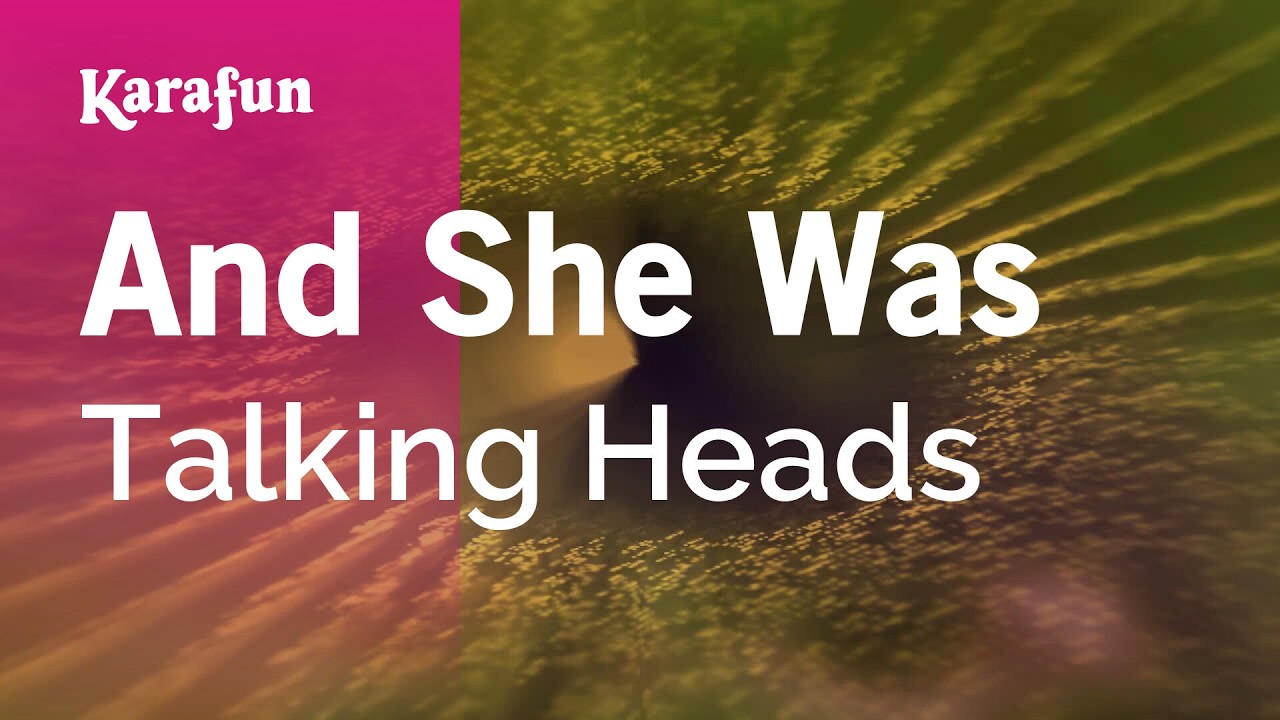 And She Was - Talking Heads | Karaoke Version | KaraFun