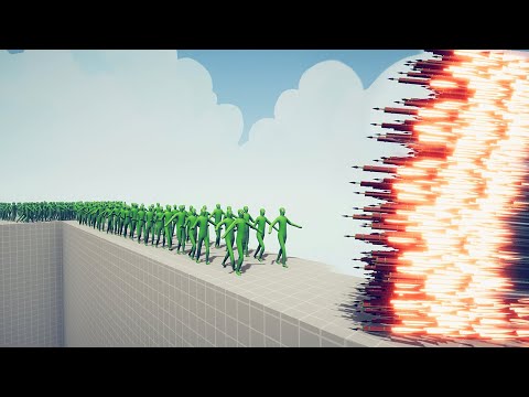 God Firework Archer Defend Bridge From Armies - Totaly Acurate Battle Simulator