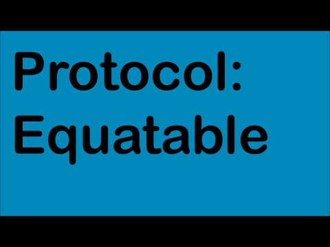 Learn Swift: Equatable Protocol