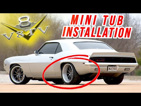 Mustang and Camaro Mini Tub For Bigger Tires Install Tips at V8 Speed and Resto Shop