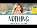 [INDO/ENG SUB] SOLE(쏠) _ Nothing(아무말도) (Twenty Twenty Ost Part.3) Lyrics