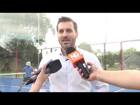 Presidencia Roca ya tiene su primera cancha de Pádel