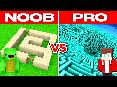 JJ And Mikey BUILT The BIGGEST MAZE in Minecraft