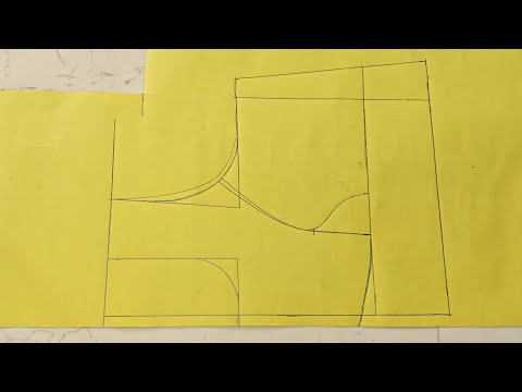 34 Size 3 Piece Princess Cut Blouse Paper Cutting/ Latest 3 Piece Princess Cut Blouse 🎊 