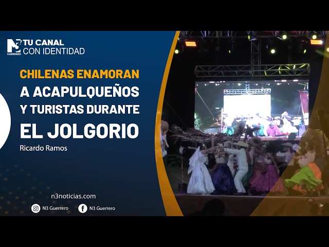 Chilenas enamoran a acapulqueños y turistas durante el Jolgorio