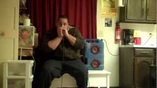 overdriven harmonica [the noisey gas can]-[ home made harp amp]