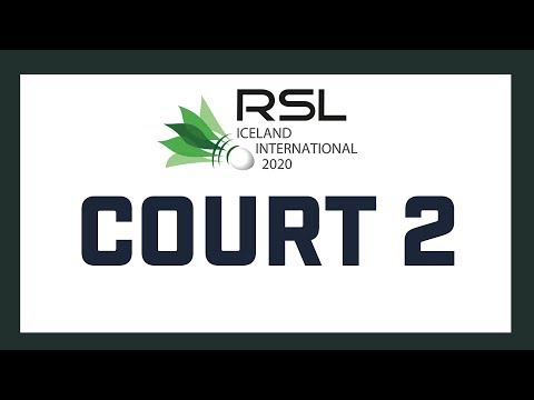 RSL-Iceland International 2020 - Main draw - Day 2 - Court 2