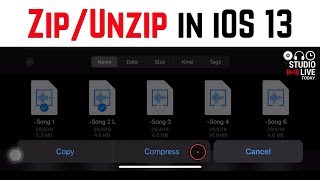 How to ZIP and UNZIP in iOS 13 and iPadOS 13