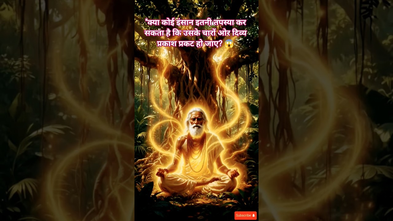 😱 1000 वर्षों की तपस्या के बाद क्या हुआ? 😨 दिव्य ऋषि का अद्भुत रहस्य! #shorts #art #ram #sanatan