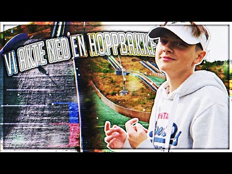 Kjører Akebrett Ned En Hoppbakke! *Aking Forbudt*