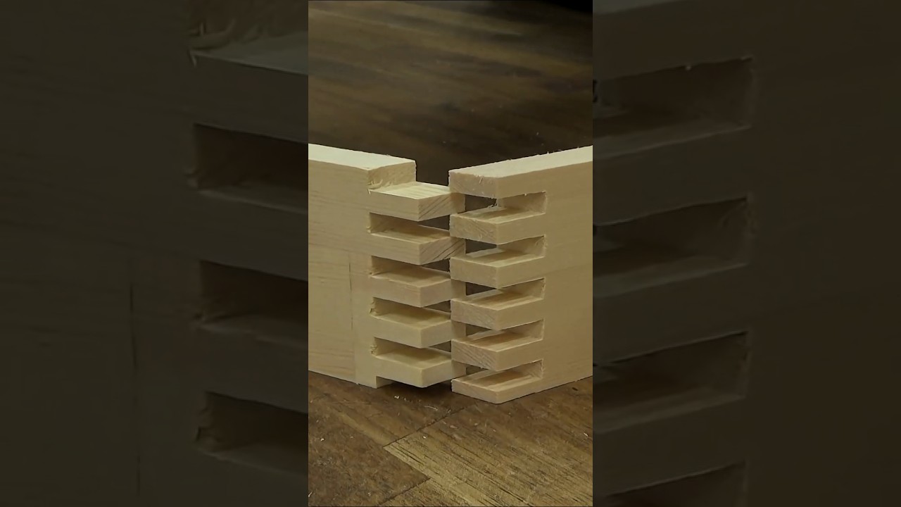 【DIY】六角形のボックスジョイントに挑戦#木工|#woodworking#jigs#shorts