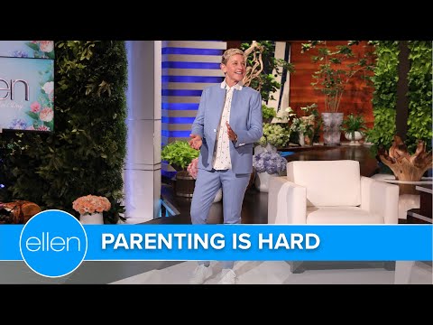 Ellen Warns First-Time Parents About How Parenting Is Hard