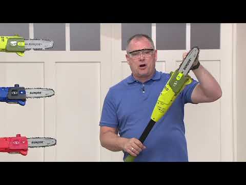 Sun Joe 8" Telescoping Electric Pole Saw on QVC