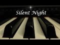 Silent Night - Christmas Hymn on Piano with lyrics