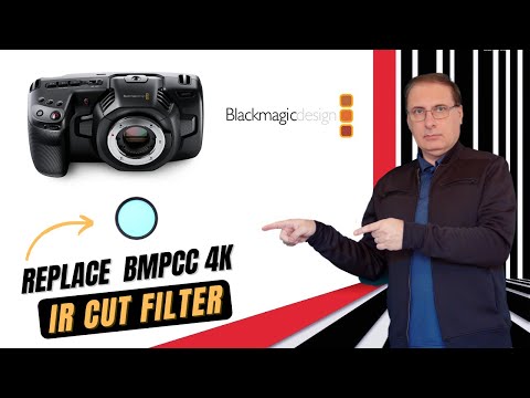 Replace your Blackmagic Pocket Cinema Camera 4K IR Cut