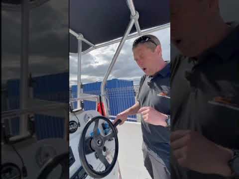 Grinding your gearbox on an outboard engine.